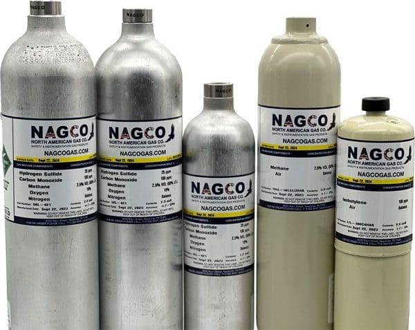 NAGCO calibration gas cylinders